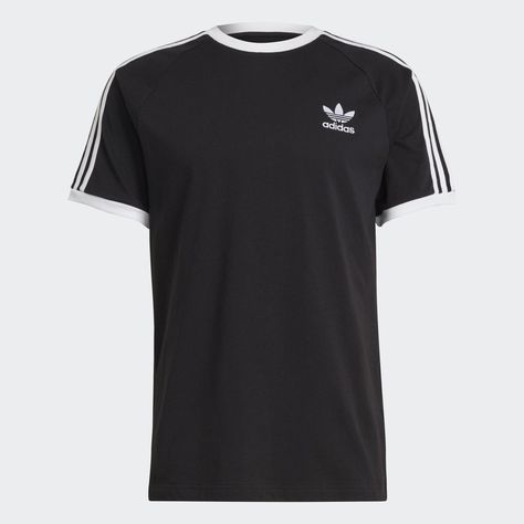 Camisa Adidas, Adidas Adicolor, Look Adidas, Adidas Tee, Adidas Fashion, Adidas Originals Mens, Adidas Online, Striped Tee, Adidas Logo