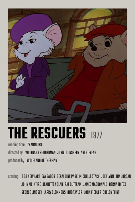 The Rescuers Disney, John Mcintire, The Rescuers, Iconic Movie Posters, Film Lovers, Old Disney, About Time Movie, Iconic Movies, Disney And Dreamworks