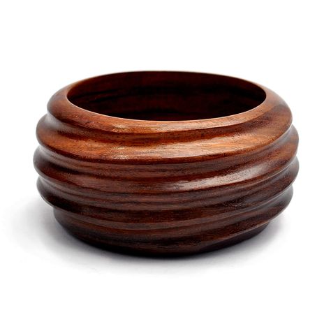 PRICES MAY VARY. 【💎 DESIGN】: Boscage Sagacity is a handmade quarter-round profile Bold wooden bangle made from Sisso wood, known for the sheer beauty of its natural grains. It is hand-carved and sculpted along the circumference to create a spiral design. Wax polished to satin-smooth finish. 【📏 BRACELET SIZE】: Width: 1.77 Inches (4.5 cm), Inner diameter: 2.6 inches (66 mm) which fit medium & large wrists, and Weight: 75 gms, To avoid disappointment, please refer below to our sizing instruction Wooden Bangle Bracelet, Round Profile, Wooden Bangle, Wooden Bracelet, Bangles Making, Handcrafted Bracelets, Spiral Design, Bracelet Collection, Girls Best Friend