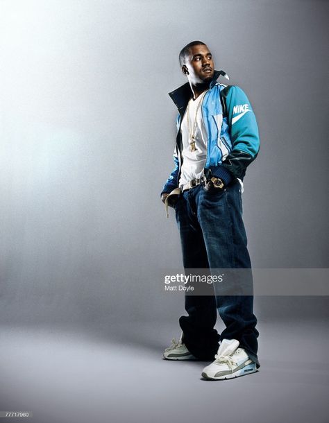 Kanye West Fashion 2000s, Kanye Photoshoot, Kanye West Outfits 2000s, Kanye Style, Celebrity Fits, Outfits 2000s Style, Star Trails Photography, Kanye West Outfits, Kanye Fashion