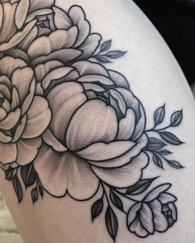 peony tattoos | Tumblr