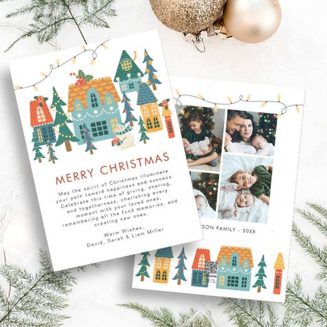 Embrace the holiday spirit in style with our Retro Photo Christmas Holiday Card ! Featuring chic vintage illustrations of winter houses and charming snowmen, our customizable selection extends beyond cards. Winter Houses, Unique Christmas Card, Retro Christmas Cards, Zazzle Christmas, Unique Christmas Cards, Christmas Cards Zazzle, Moving Announcements, Retro Holiday, Holiday Party Invitations