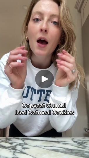 4.3K views · 79 reactions | copycat crumbl iced oatmeal cookies for all of us who dont live near a crumbl cookies 🤣 | Broma Bakery | Broma Bakery · Original audio Oatmeal Cookies Crumbl, Cookies Crumbl Copycat, Crumbl Copycat, Awesome Cookies, Amazing Cookie Recipes, Iced Oatmeal Cookies, Broma Bakery, Crumbl Cookies, Cookie Cakes