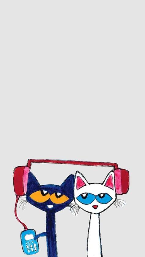 Pete The Cat Art, Clear Phone Case Design, Artsy Background, Iphone Wallpaper Classy, Cat Background, Cute Fall Wallpaper, Vintage Poster Design, Funny Iphone Wallpaper, Pete The Cat