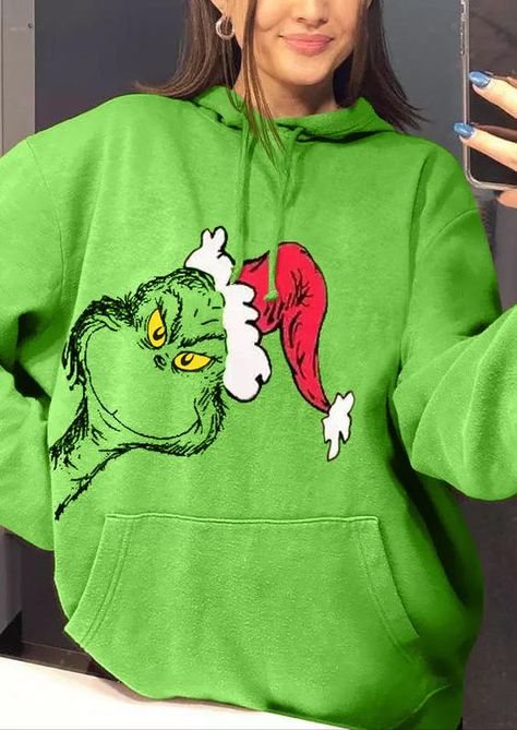 Best Hoodies, Classy Halloween Costumes, Classy Halloween, Christmas Graphic, Hoodie Green, Family Christmas Shirts, Christmas Hoodies, Lantern Sleeve, Printed Sleeves