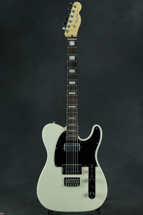 Fender Limited Edition American Standard Telecaster HH - Olympic White White Telecaster, Cool Electric Guitars, Fender Telecaster, American Standard, Electric Guitars, Full Hd, Electric Guitar, Limited Edition, Guitar