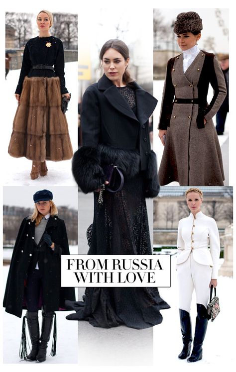 BAZAAR Boards: From Russia with Love Russia Winter, Russia Fashion, Russian Clothing, Cl Fashion, From Russia With Love, Russian Winter, Estilo Grunge, Snow Fashion, Fashion Trends Winter