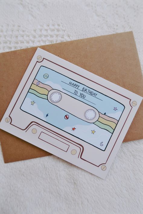 Card Ideas Aesthetic, Birthday Card Ideas Aesthetic, Happy Birthday Card Ideas, Aesthetic Birthday Cards, Polaroid Card, Penpal Ideas, Aesthetic Scrapbook, Birthday Card Ideas, Digital Birthday Cards