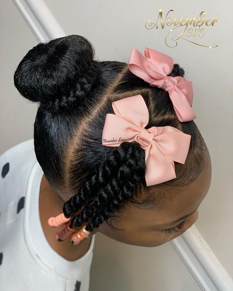 BOOK: Ponytails & Puffs! Click The Link In Bio! #ChildrenHairStyles #BraidArt #ChildrensBraids #BraidsAndBeads #kidsbraidsatl… Natural Hairstyles For Kids, Hairstyles For Kids, Natural Hairstyles, Cute Hairstyles, African American, Braids, Hairstyles, Hair, Pink