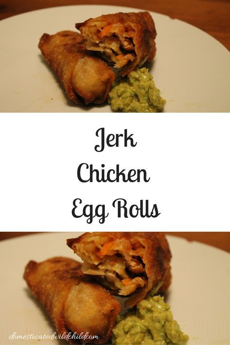 Jerk Chicken Eggrolls, Jerk Egg Rolls, Jerk Chicken Egg Rolls Recipes, Jerk Chicken Egg Rolls, Caribbean Foods, Best Egg Laying Chickens, Cooking Chinese Food, Chicken Egg Rolls, Chicken Spring Rolls