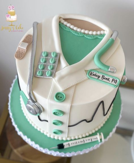 Medical Cake, Doctor Cake, 50th Cake, School Cake, Creative Birthday Cakes, Med School, Easter Cakes, Diy Cake, Creative Cakes