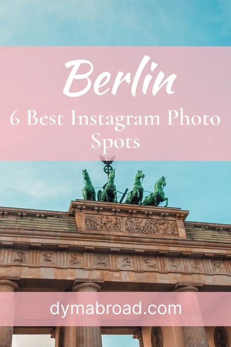 Berlin is the perfect city to take amazing photos! I'll show you the 6 best Instagram photo spots in Berlin, a very beautiful and photogenic city! Best Instagram Photos, Famous Buildings, Instagrammable Places, Amazing Photos, The Capital, Germany Travel, Just Amazing, Most Beautiful Places, How Beautiful