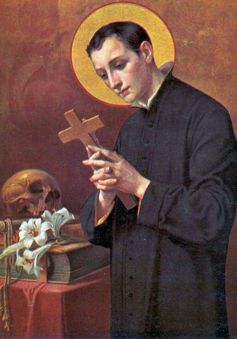 June 21 is the feast day of St. Aloysius Gonzaga, patron saint of youth.  St. Aloysius Gonzaga, pray for us! #StAloysiusGonzaga St Aloysius Gonzaga, St Charles Borromeo, St Aloysius, Luis Gonzaga, Tire Shop, Vintage Holy Cards, Latin Mass, 21 June, Catholic Images