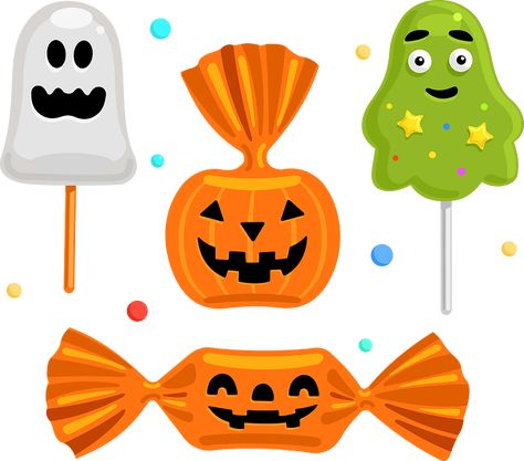 Halloween Candy Clipart, Halloween Clipart Free, Halloween Candy Apples, Halloween Candies, Candy Images, Candy Clipart, Free Clipart Images, Free Candy, Homemade Halloween