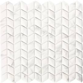 Chevron Carrara White Marble Stone Mosaic Tile Bath Wall and Floor Kitchen Backsplash Mosaic Tile Backsplash Kitchen, White Marble Mosaic, Grey Grout, Floor Kitchen, Stone Mosaic Tile, Marble Mosaic Tiles, Marble Stone, Marble Mosaic, Marble Stones