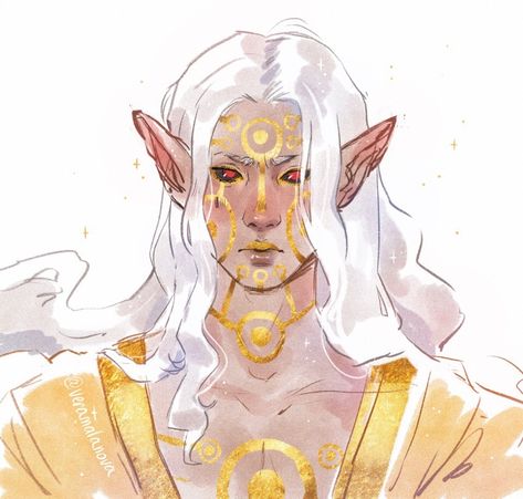 Female Cyclops Art, Aasimar Design, Aasimar Oc, Aasimar Character Design, Eladrin Dnd, Dnd Aasimar, Aasimar Dnd, Dnd Elves, Pathfinder Character