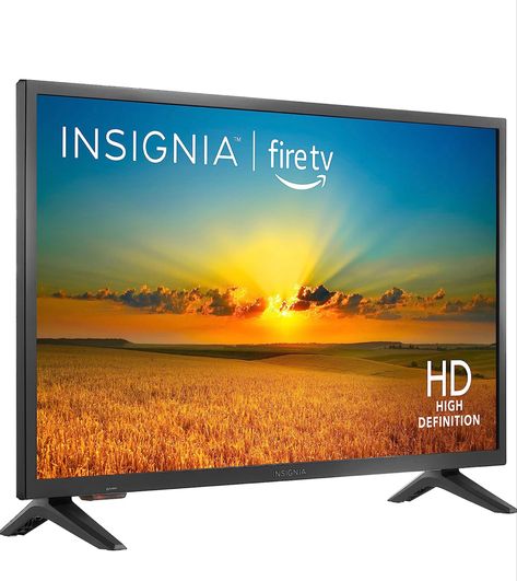 INSIGNIA 32-inch Class F20 Series Smart HD 720p Fire TV (NS-32F201NA23, 2022 Model) 32 Inch Tv, Tv Built In, Night Shift Nurse, Tv In Kitchen, New Tv, Amazon Devices, Amazon Fire Tv, Prime Day, Me Tv