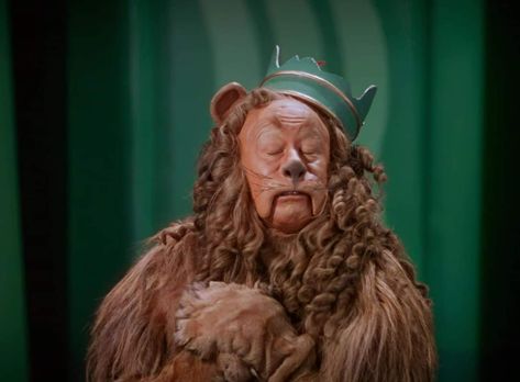 Cowardly Lion Aesthetic, The Wizard Of Oz Art, Lion Aesthetic, Wizard Of Oz Lion, Wizard Of Oz Art, Wizard Oz, Lion Icon, Wizard Of Oz 1939, Dream Roles