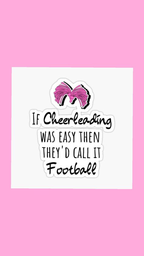 #cheer#funny#true Cheerleader Quotes Funny, Cute Cheer Wallpaper, Cheer Wallpapers Iphone, Cheerleading Wallpapers, Cheer Wallpapers, Funny Cheer Quotes, Cheerleader Aesthetic, Cheer Funny, Cheerleading Quotes