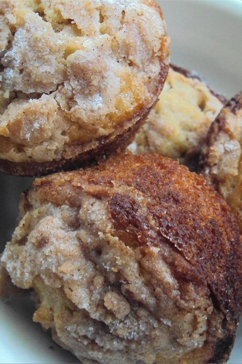 Jumbo Fluffy Walnut Apple Muffins | "Love these muffins! Great recipe for apple lovers. Wouldn't change a thing. Topping is wonderful." #breakfastrecipes #brunchrecipes #breakfastideas #brunchideas #muffins #muffinrecipes #baking #bakingrecipes Jumbo Muffin Recipes, Apple Walnut Muffins, Apple Muffins Recipe, Apple Muffin Recipes, Walnut Muffins, Jumbo Muffins, Cinnamon Crumble, Bread Bakery, Breakfast Lovers