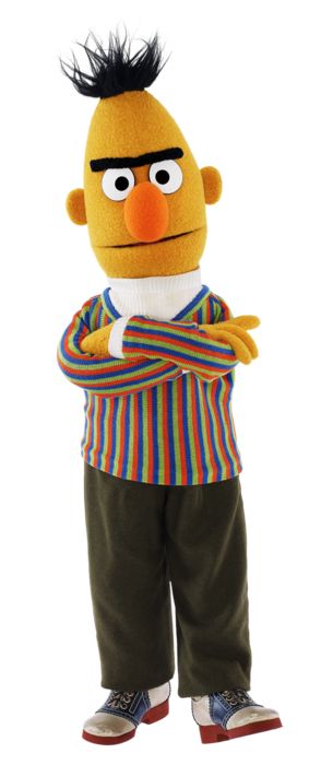 You gotta love Bert!  The ultimate up-tight guy.  He sure did rock those saddle shoes!! Epi Y Blas, Bert Sesame Street, Beto Y Enrique, Ernie Und Bert, Sesame Street Muppets, Bert & Ernie, Sesame Street Characters, Fraggle Rock, Rainbow Connection