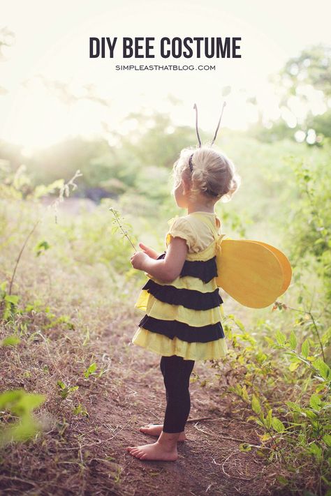 Diy Bee Costume, Bee Costume Diy, Graphic Tutorial, Diy Fantasia, Diy Bee, Bumble Bee Costume, Bee Costume, Diy Costumes Kids, Diy Halloween Costumes For Kids