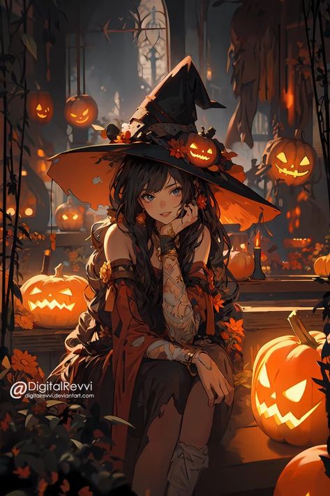 Anime Witch, Witch Girl, Gothic Fantasy Art, Anime Halloween, Female Knight, Witch Outfit, Anime Nerd, Girly Art Illustrations, Witch Art