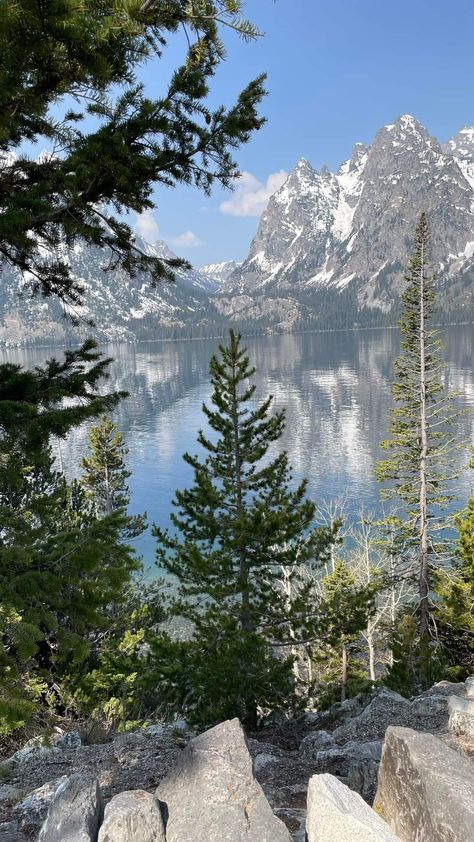 Jenny Lake, Yellowstone Trip, Beautiful Landscape Photography, Ends Of The Earth, Pretty Landscapes, Pretty Places, Nature Travel, Travel Aesthetic, Mother Earth