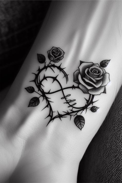 Rose Foot Tattoos For Women, Minimalist Hand Tattoos, Pretty Small Tattoos For Women, Self Tattoo Ideas, Tattoo Ideas Female Small Simple, Cool Tattoo Ideas For Women, Gothic Tattoos For Women, Creative Tattoos For Women, Unique Female Tattoos