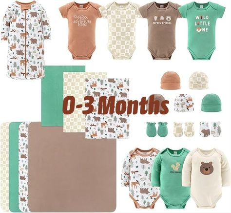 The Peanutshell Baby Layette Set, Newborn Essentials Must Haves, Baby Boy Clothes 0-3 months, New Born Baby Boys Gift, 23 Pieces, Woodland Animals

#affiliatelink Newborn Baby Gift Set, Baby Layette Set, Newborn Layette, Baby Boy Gift Set, Baby Sleep Sack, Baby Layette, Baby Boy Clothes Newborn, Layette Set, New Born Baby