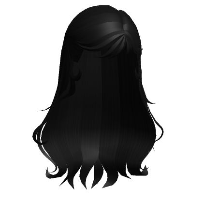 Black Hair Roblox Codes, Black Hair Codes, Black Hair Id Roblox, Blocksburg Outfit Codes￼, Roblox Hair, Y2k Shirts, Vip Dress, Hair Codes, Y2k Hair