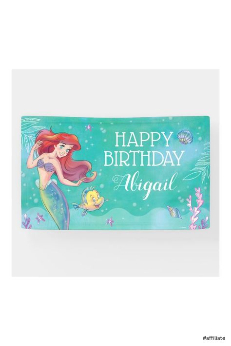 Mermaid Watercolor, Mermaid Pool, Ariel Birthday, Disney Princess Birthday, Pool Party Invitations, Little Mermaid Birthday, Birthday Party Theme Decorations, Watercolor Birthday, Disney Birthday