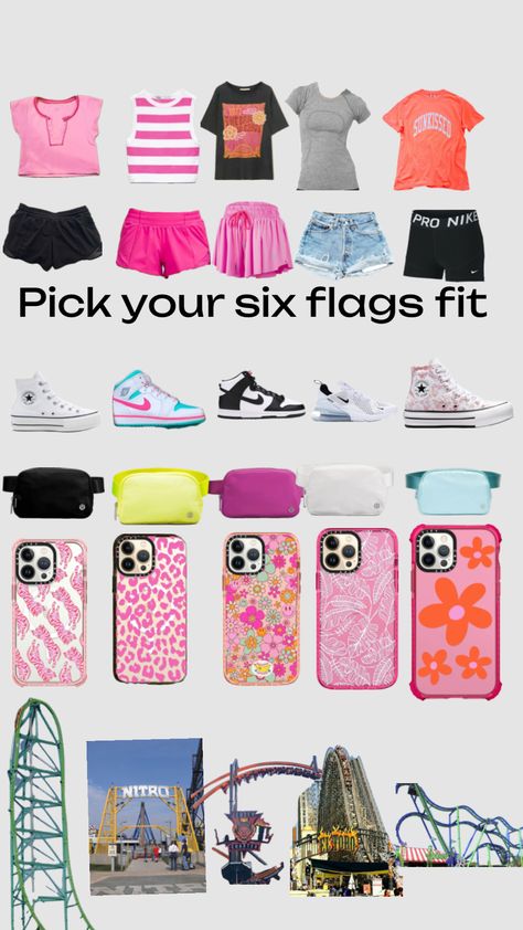 Six Flags Outfit, Preppy Lululemon, Road Trip Bag, Cute Travel Outfits, Preppy Wardrobe, Cute Outfits With Leggings, Nike Converse, Trendy Fits, Preppy Girl