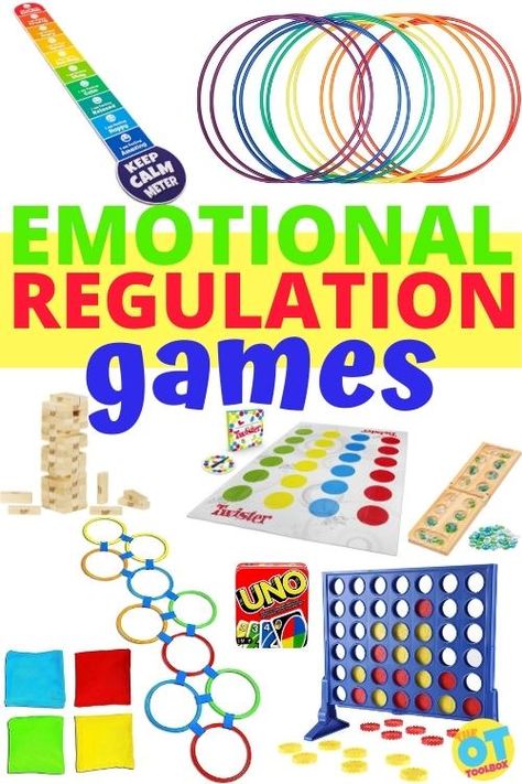 Emotional Regulation Games - The OT Toolbox Emotional Intelligence Activities Kids, Emotional Regulation Games, The Zones Of Regulation, Regulation Activities, Emotional Regulation Activities, Therapeutic Games, Play Therapy Activities, Group Therapy Activities, Counseling Games