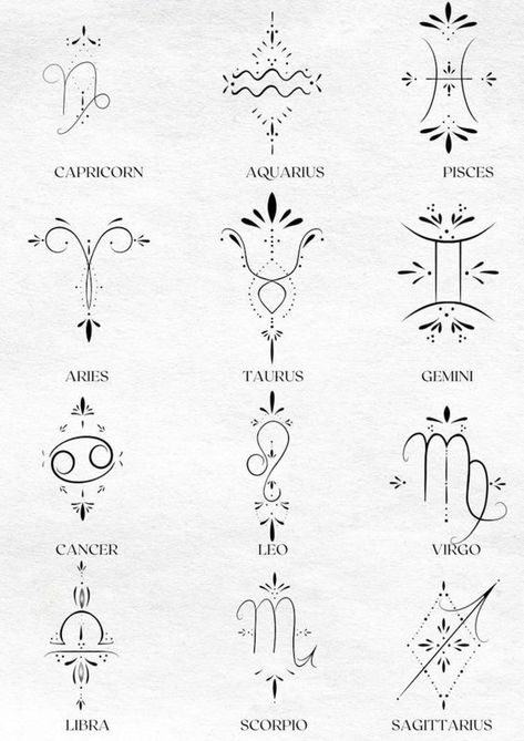 Zodiac Signs/horoscope set of 2 Temporary Tattoo - Etsy Fire Sign Tattoo Ideas, Scorpio Flash Tattoo, Zodiac Signs Line Art, Matching Zodiac Tattoos For Best Friends, Multiple Zodiac Sign Tattoos, Astrology Tattoos For Women, Best Friend Zodiac Tattoos, Zodiac Tattoo Gemini, Cute Zodiac Tattoos