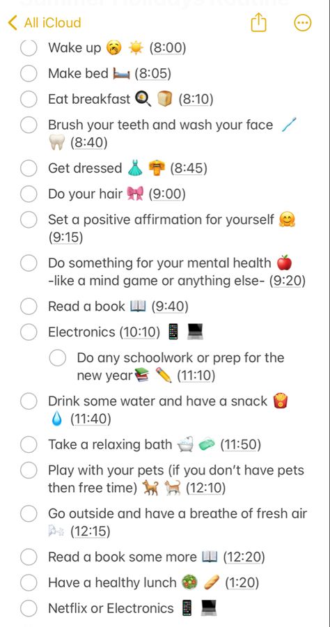 If you dont have acess to all of these things that’s totally fine you can skip some tasks. *PLEASE READ* I have not yet finished this so I will send the other page called summer holidays routine pg.2 Holiday Daily Routine, Summer Holiday Routine, That Girl Summer Routine, Summer Routine For Teenagers, Healthy Summer Routine, Holiday Morning Routine, Summer Day Routine, Healthy Routine Daily, Holiday Routine