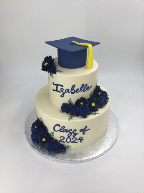 Nursing Graduation Cakes, Blue Graduation, Blue Cakes, Nursing Graduation, Graduation Cakes, Grad Party, Grad Parties, Mini Cakes, Party Cakes