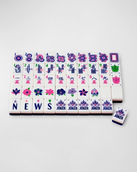 HG7CQ OH MY MAHJONG Lilac Soiree Tiles Mahjong Tiles, Designer Board, Game Collection, Purple Baby, White Dragon, Handmade Jewelry Diy, Jewelry Diy, Shades Of Purple, Oh My