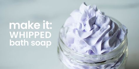 Whipped Soap Recipe, Whipped Soap Diy, Candle Science, Soap Scrub, Diy Body Butter, Foaming Bath, Homemade Facials, Soap Recipe, Homemade Soap Recipes