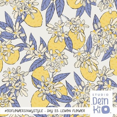 Okay, this one was a surprise for me while researching for new prompts for the #30FlowersInMyStyle2024 floral pattern design challenge: I thought this flower would be native to the Mediterranean region BUT actually, the exact origin of the Lemon is uncertain. Suggestions are that it originated in the Punjab region of Pakistan and India, or the eastern Himalayan region of southern China and upper Myanmar. The lemon was already known in China about 500 BC and reached Europe around AD 1000-1200... Floral Pattern Design, Design Challenge, The Mediterranean, Design Challenges, Himalayan, Myanmar, Pakistan, Floral Pattern, Pattern Design