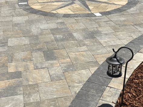 Patio Pavers Diy, Outdoor Patio Pavers, Belgard Pavers, Pavers Design, Paver Lights, Pavers Diy, Diy Patio Pavers, Outdoor Grill Station, Patio Layout