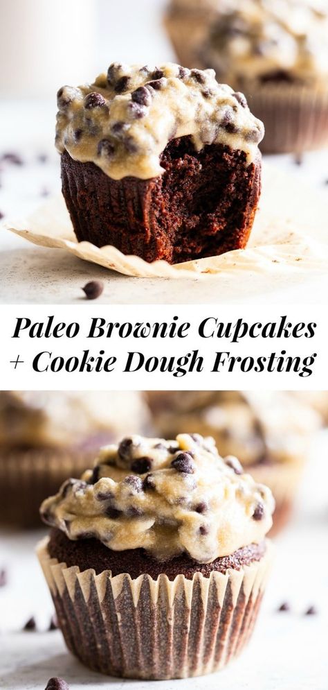 MADE MINI CUPCAKES / 12 MINS Cookie Dough Buttercream, Dairy Free Buttercream, Paleo Cupcakes, Paleo Carrot Cake, Cookie Dough Frosting, Paleo Brownies, Paleo Cake, Skillet Chocolate Chip Cookie, Dairy Free Cream Cheese