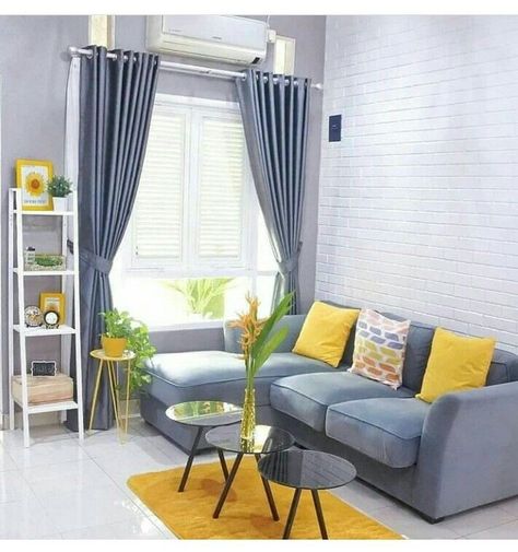 Grey And Yellow Living Room, Colourful Living Room Decor, Living Room Decor Colors, Yellow Living Room, Living Room Color Schemes, Colourful Living Room, Small Living Room Decor, Elegant Living Room, Decor Home Living Room