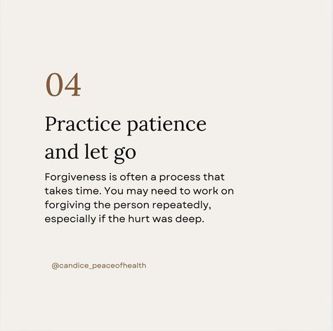 🌿 Embrace the Power of Forgiveness🌿 Hey everyone, it’s Candice from My Peace Of Health. I know firsthand how tough it can be to forgive. It’s one of the hardest steps on our wellness journey, and believe me, I’ve struggled with it too, especially during those difficult moments in life. But here’s what I’ve learned: forgiveness is incredibly freeing. When we let go of resentment and bitterness, we make room for the beautiful blessings God wants to pour into our lives. Swipe left to check ou... Lighter Heart, Let Go Of Resentment, Power Of Forgiveness, Grace And Mercy, The Power Of Forgiveness, My Peace, To Forgive, Wellness Journey, Believe Me