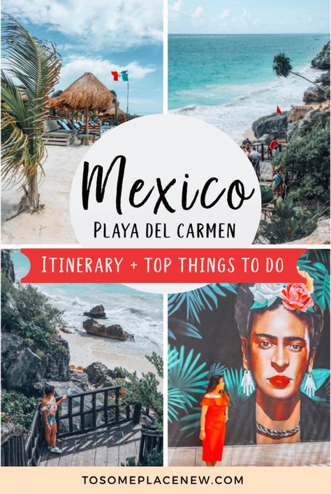 Best Things to do in Playa del Carmen Itinerary - tosomeplacenew Backpacking Mexico, Playa Del Carmen Resorts, Things To Do In Mexico, Mexico Itinerary, Mexico Beaches, Latin America Travel, Explore Mexico, Mexico Travel Guides, Mexico Travel Destinations