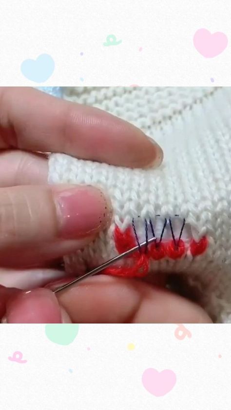 Knitting Hacks, Mending Clothes, Diy Sweater, Knitting Basics, Sewing Stitches, Sewing Needle, Diy Sewing Clothes, Wedding Formal, Knitting Tutorial