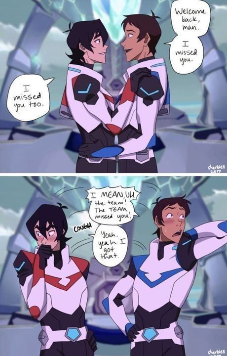 My Fav Klance Comics - Im Trying - Wattpad Klance Cute, Keith Lance, Hiro Big Hero 6, Klance Fanart, Voltron Funny, Klance Comics, Voltron Comics, Form Voltron, Voltron Ships