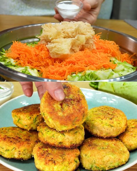 Zucchini Patties - Greenku Recipes Shredded Zucchini Patties, Zucchini Patties Healthy, Zuchinni Patties, Zucchini Patties Recipes, Sauteed Eggplant, Zucchini Patties, Patty Recipe, Homemade Flatbread, Buddha Bowls