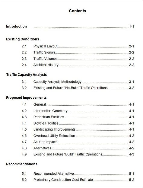 Report Template With Table Of Contents (7) | TEMPLATES EXAMPLE Word Table, Table Of Contents Template, Apa Research Paper, Reserved Table Signs, Table Of Content, Table Template, Table Of Contents Page, Essay Outline, Professional Graphic Design