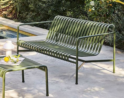 Lounge – create a relaxing and atmospheric space with HAY - HAY Hay Outdoor Furniture, Hay Outdoor, Dining Bench Cushion, Olive Sofa, Bouroullec Brothers, Scandinavia Design, Hay Design, Outdoor Furniture Design, Sofa Lounge